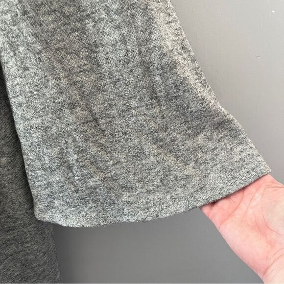 NEW Torrid Gray Bell Sleeve Sweater Dress Lace  Inset Size 4X - Picture 3 of 7